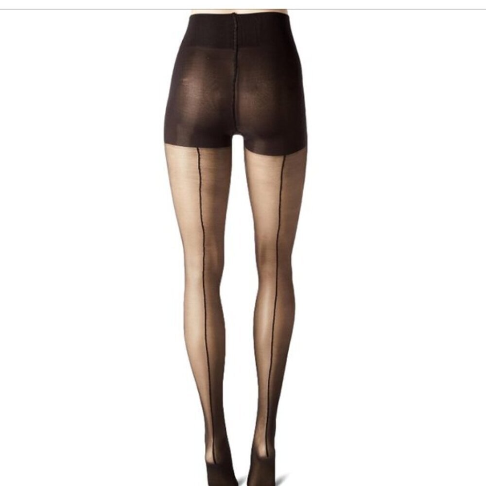3/$20 Bundle •Hanes Perfect Tights – Backseam Compression Control Top, Black,XXL